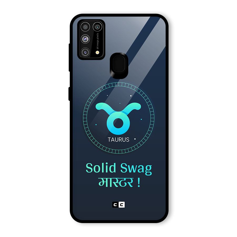 Solid Tauras Glass Back Case for Galaxy F41
