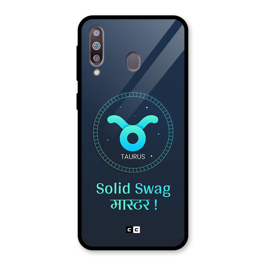 Solid Tauras Glass Back Case for Galaxy M30