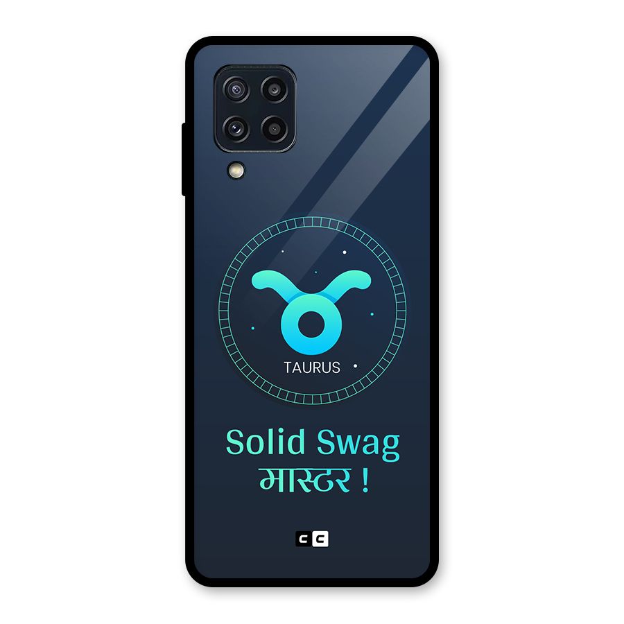 Solid Tauras Glass Back Case for Galaxy M32