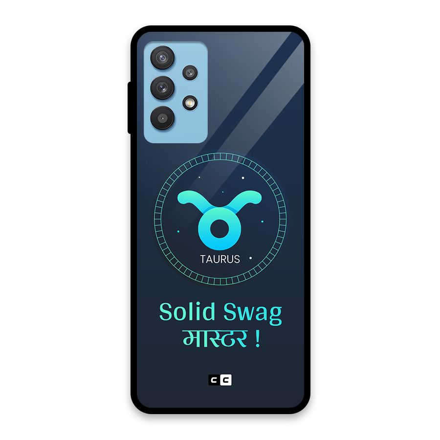 Solid Tauras Glass Back Case for Galaxy M32 5G