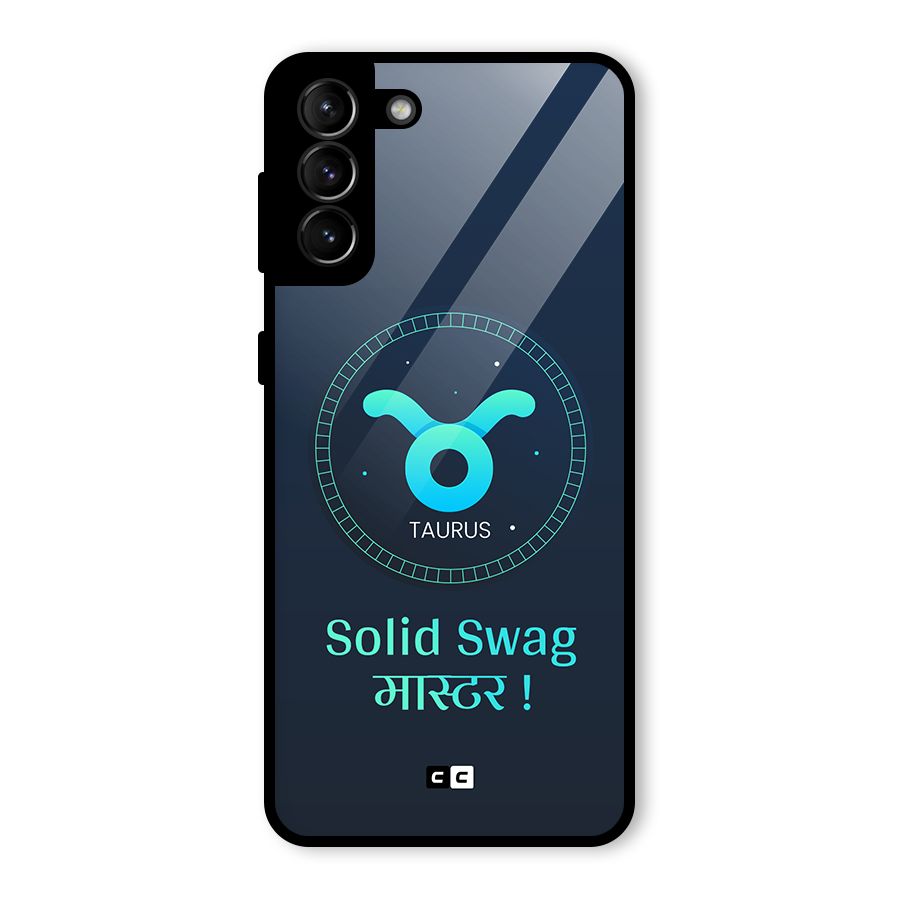 Solid Tauras Glass Back Case for Galaxy S21 Plus