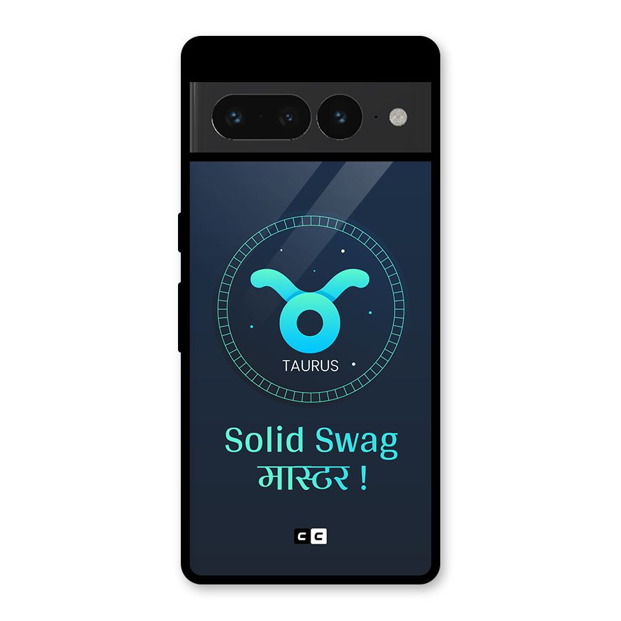 Solid Tauras Glass Back Case for Google Pixel 7 Pro