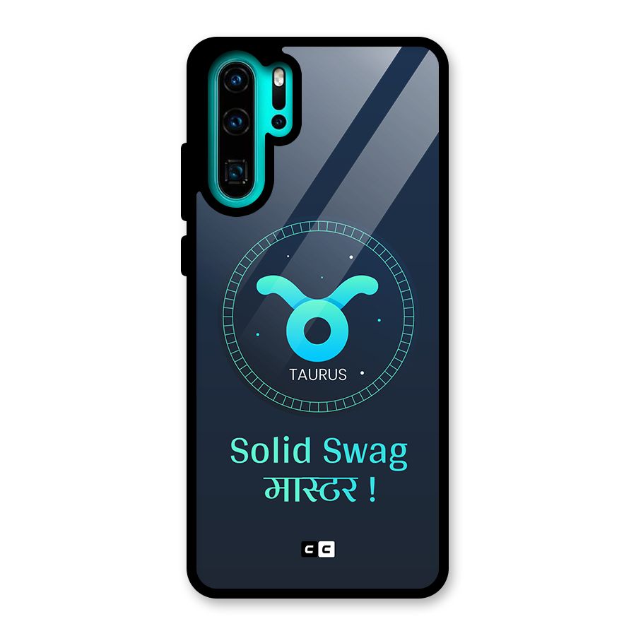 Solid Tauras Glass Back Case for Huawei P30 Pro