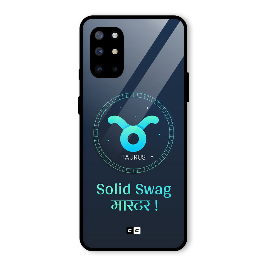 Solid Tauras Glass Back Case for OnePlus 8T