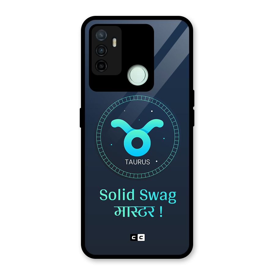 Solid Tauras Glass Back Case for Oppo A53