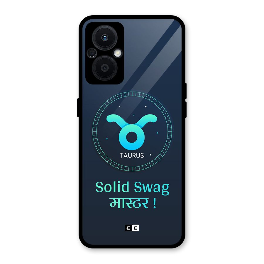 Solid Tauras Glass Back Case for Oppo F21s Pro 5G