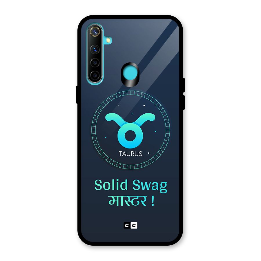 Solid Tauras Glass Back Case for Realme 5