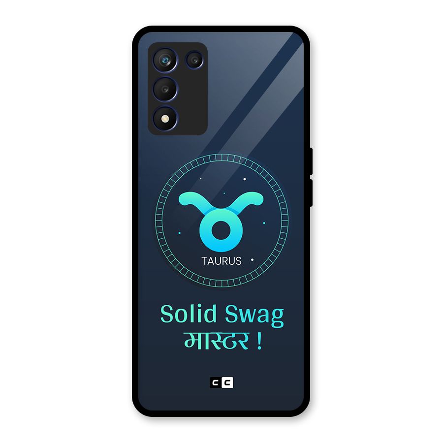 Solid Tauras Glass Back Case for Realme 9 5G Speed