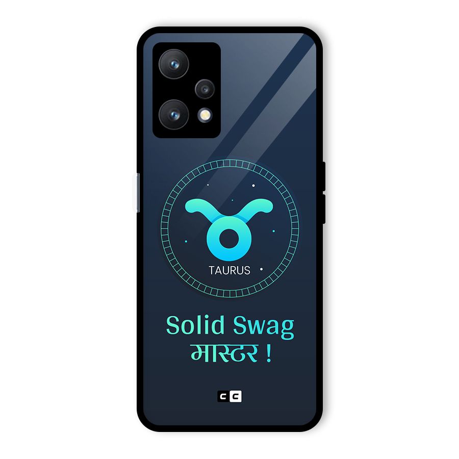 Solid Tauras Glass Back Case for Realme 9 Pro 5G