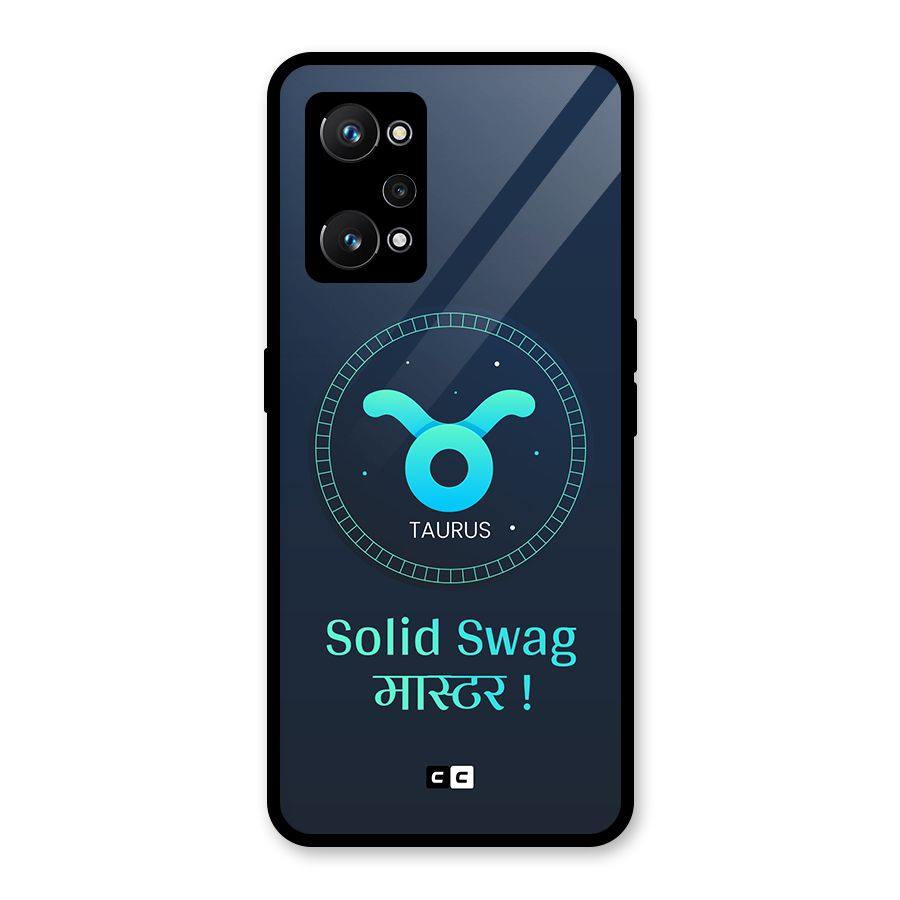 Solid Tauras Glass Back Case for Realme GT Neo 3T