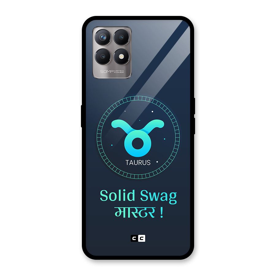 Solid Tauras Glass Back Case for Realme Narzo 50