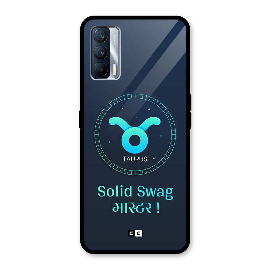 Solid Tauras Glass Back Case for Realme X7