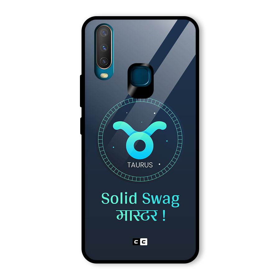 Solid Tauras Glass Back Case for Vivo U10