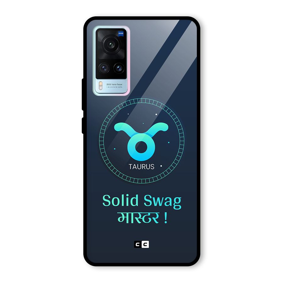 Solid Tauras Glass Back Case for Vivo X60