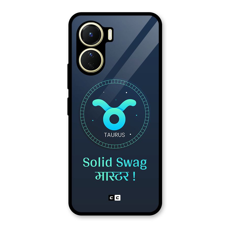 Solid Tauras Glass Back Case for Vivo Y16