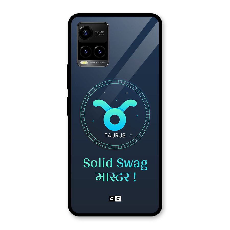 Solid Tauras Glass Back Case for Vivo Y21T