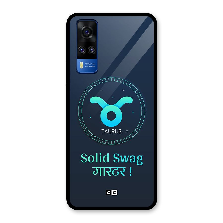 Solid Tauras Glass Back Case for Vivo Y31