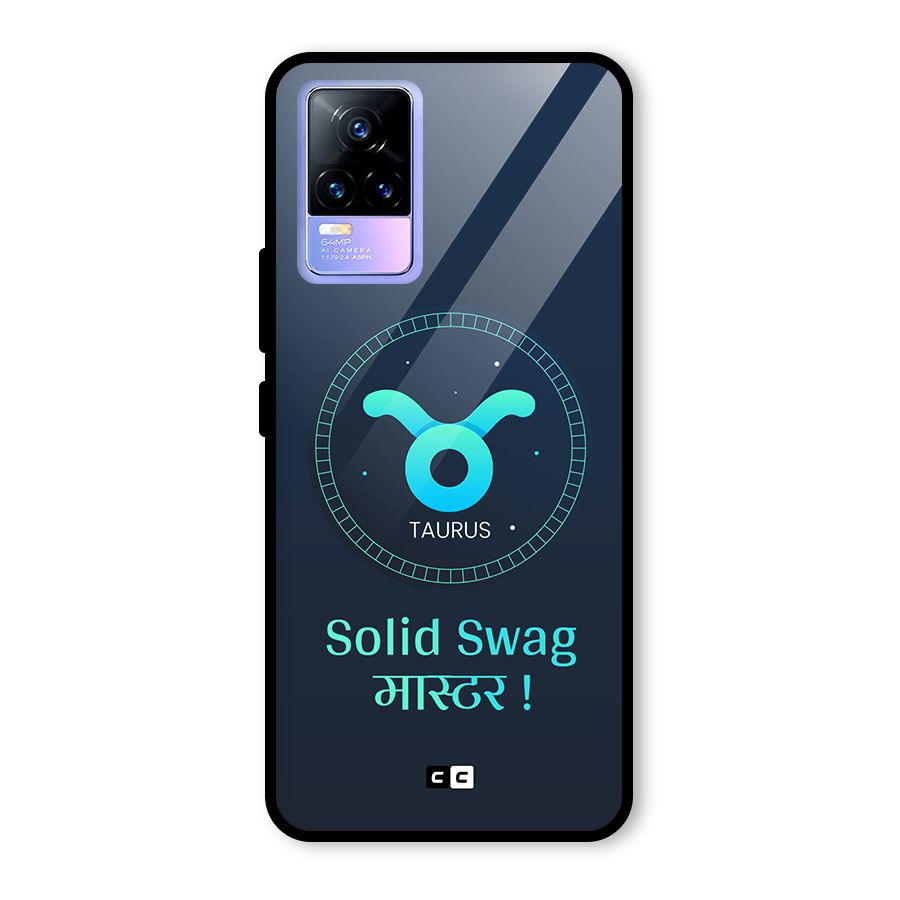 Solid Tauras Glass Back Case for Vivo Y73