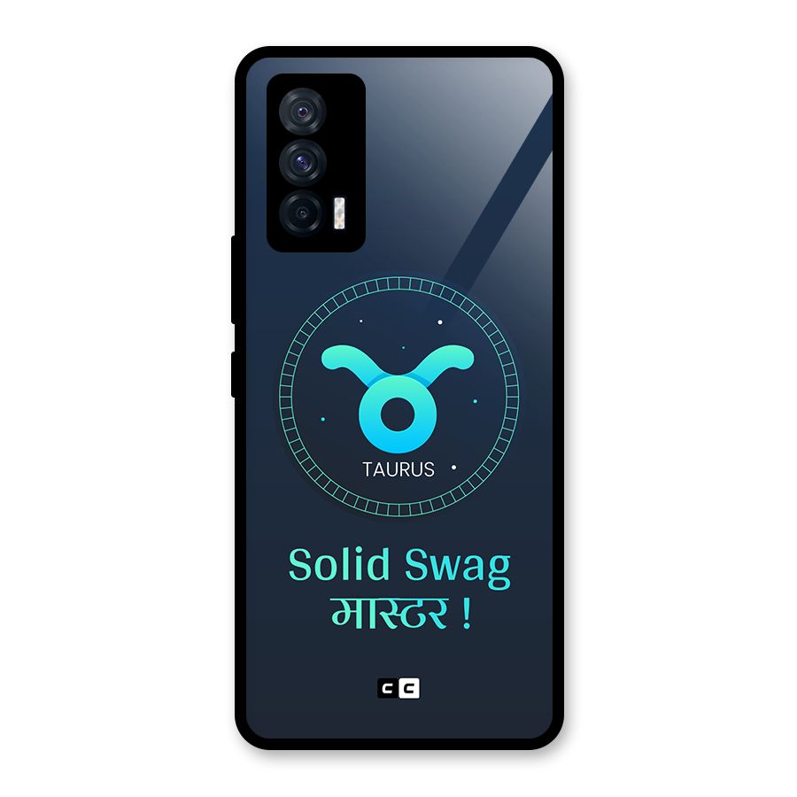 Solid Tauras Glass Back Case for Vivo iQOO 7 5G