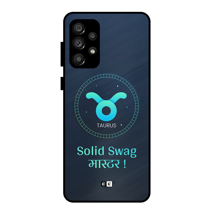 Solid Tauras Metal Back Case for Galaxy A73 5G