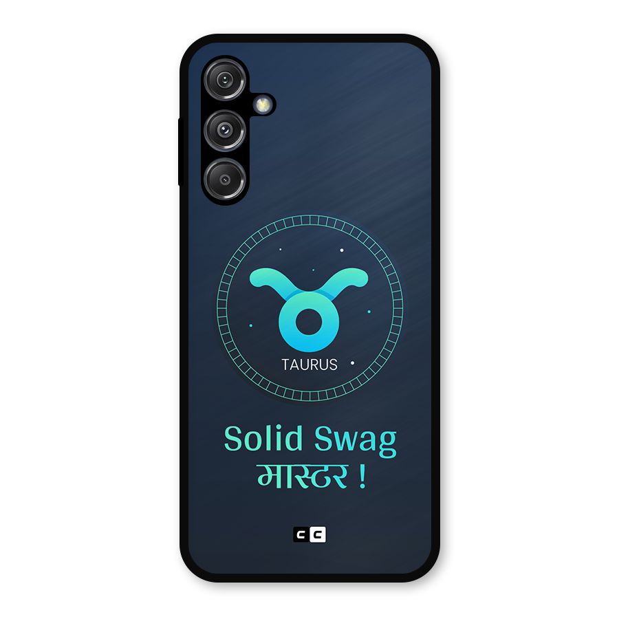 Solid Tauras Metal Back Case for Galaxy M34 5G
