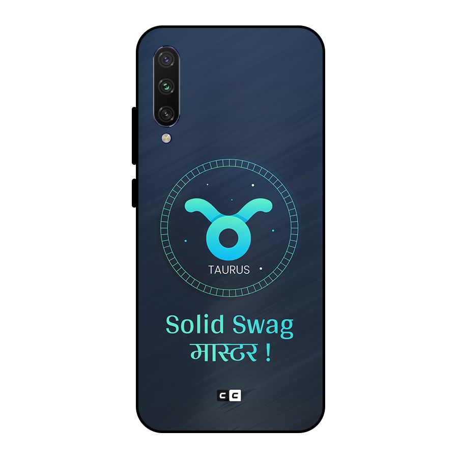 Solid Tauras Metal Back Case for Mi A3