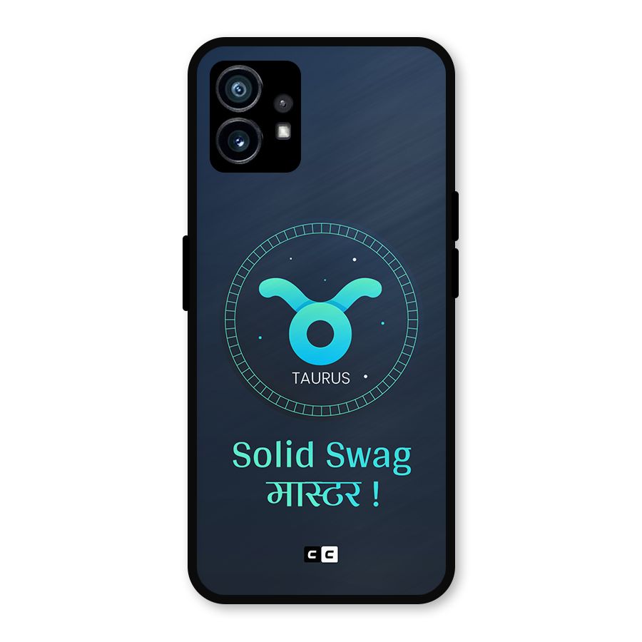 Solid Tauras Metal Back Case for Nothing Phone 1
