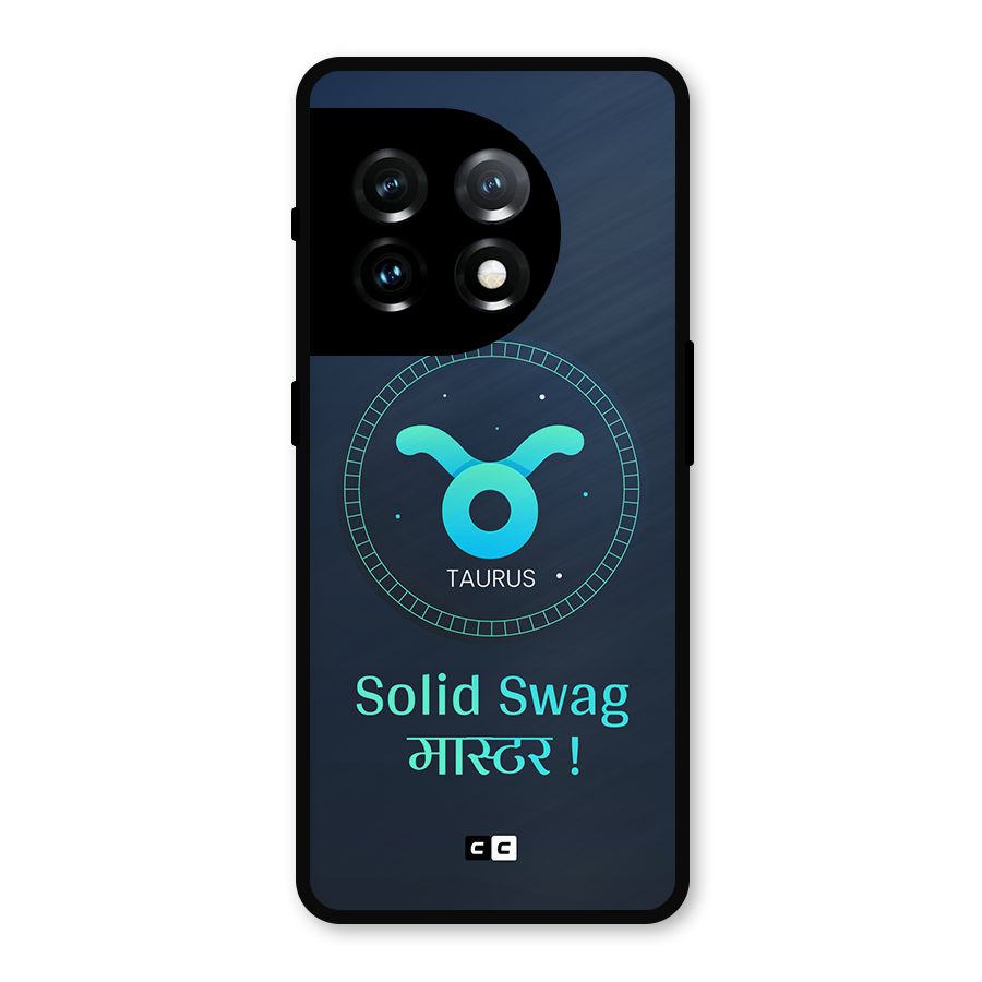 Solid Tauras Metal Back Case for OnePlus 11