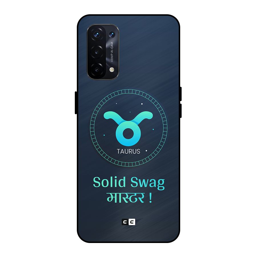 Solid Tauras Metal Back Case for Oppo A74 5G