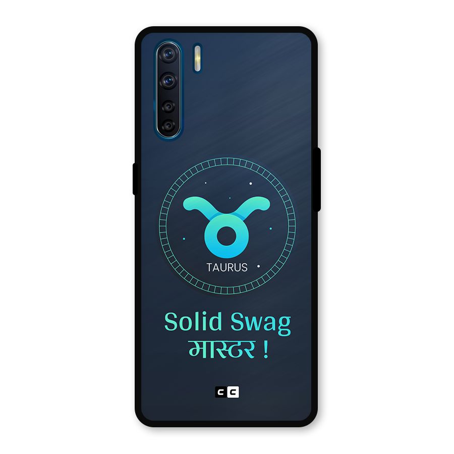 Solid Tauras Metal Back Case for Oppo F15