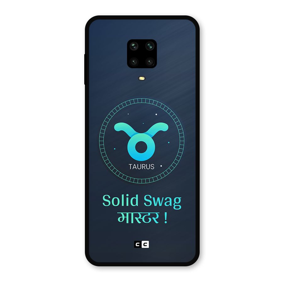Solid Tauras Metal Back Case for Poco M2