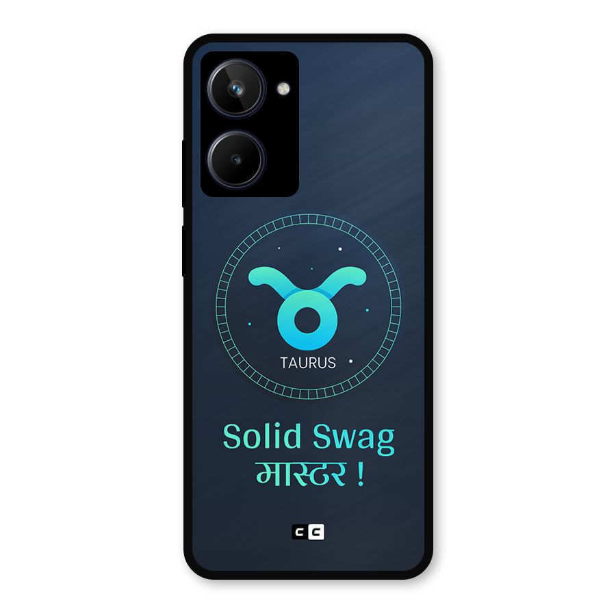 Solid Tauras Metal Back Case for Realme 10
