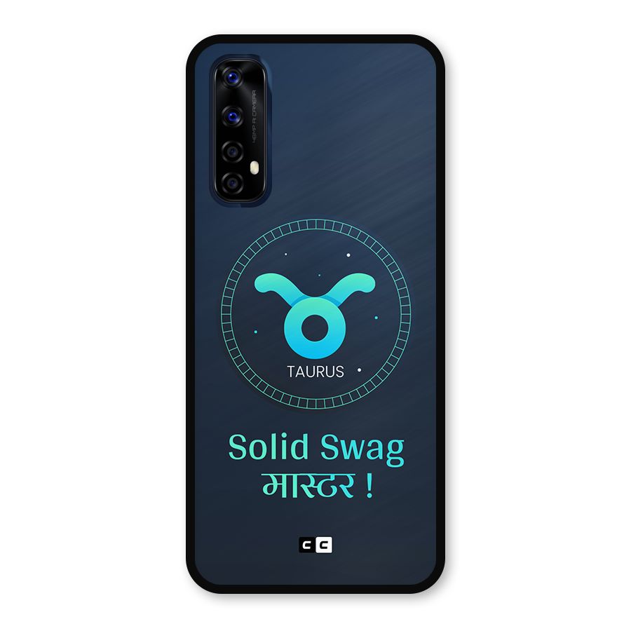 Solid Tauras Metal Back Case for Realme Narzo 20 Pro