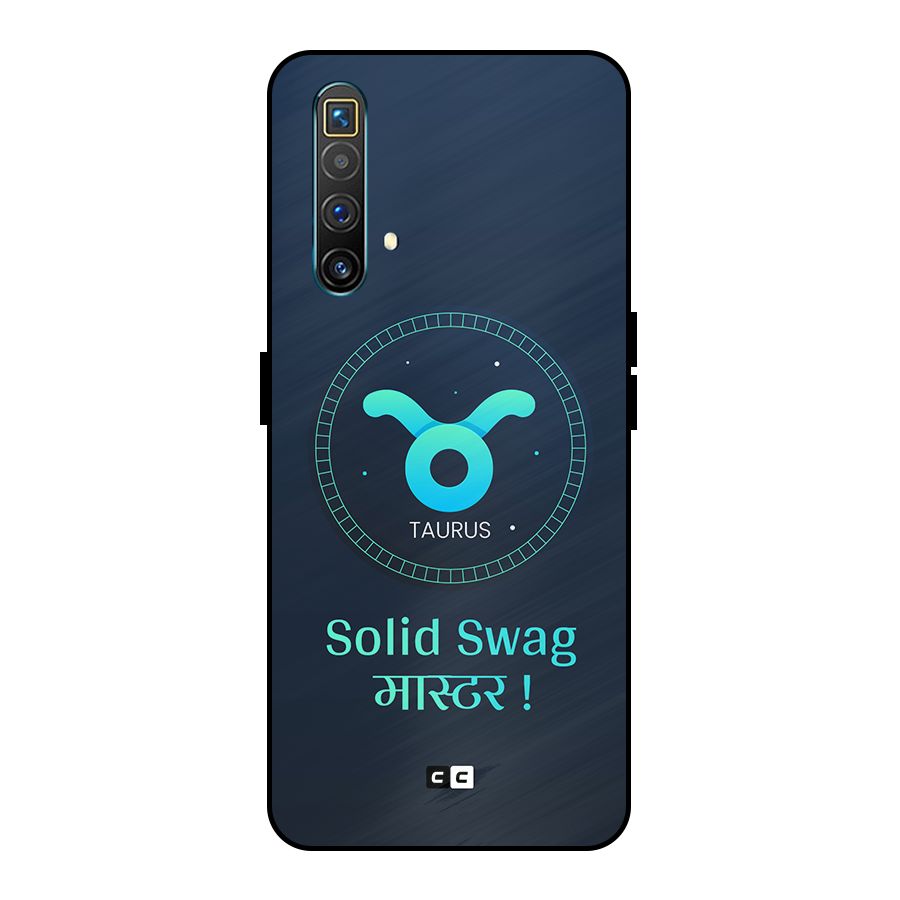Solid Tauras Metal Back Case for Realme X3 SuperZoom