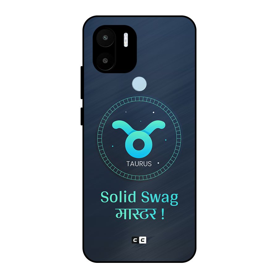 Solid Tauras Metal Back Case for Redmi A2 Plus