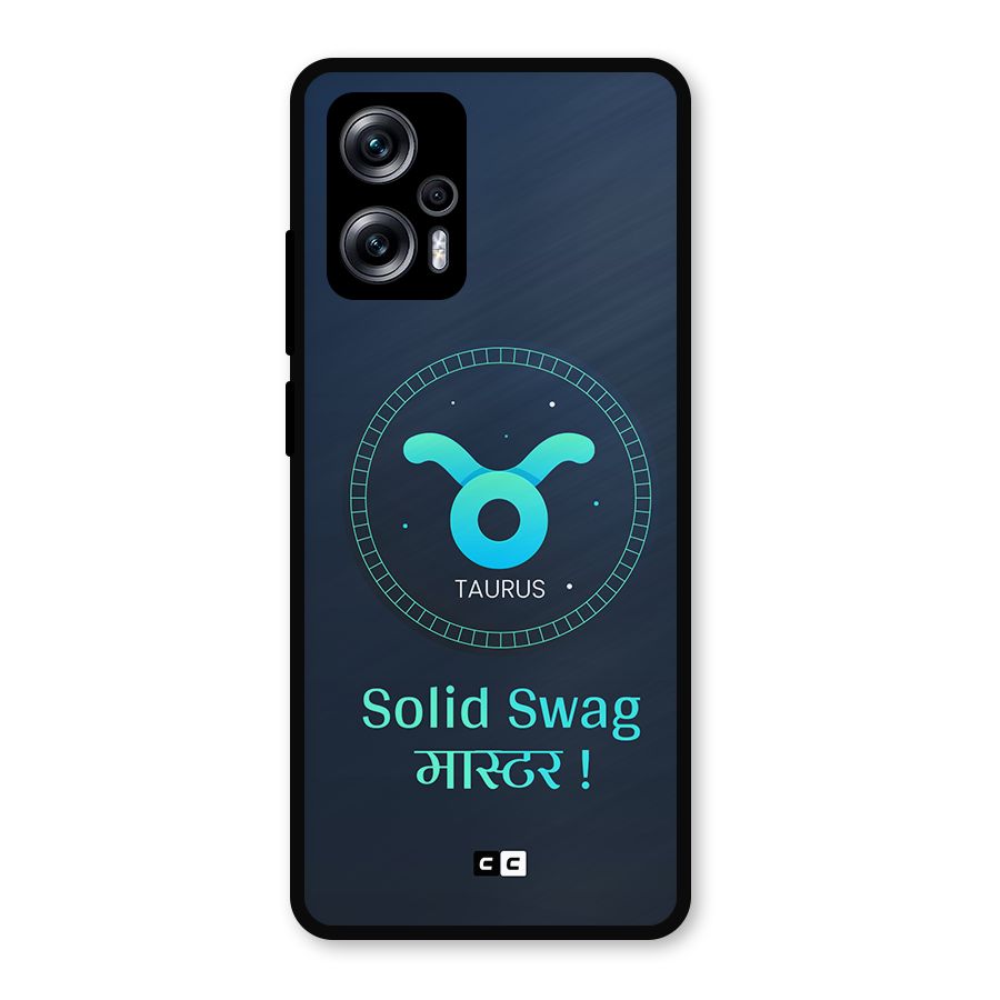 Solid Tauras Metal Back Case for Redmi K50i