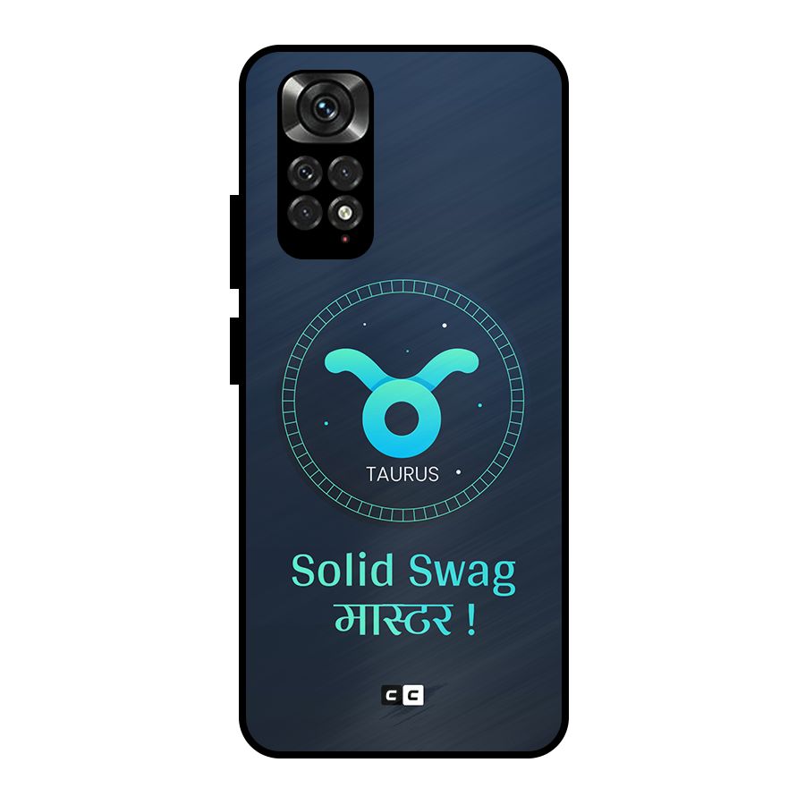 Solid Tauras Metal Back Case for Redmi Note 11 Pro