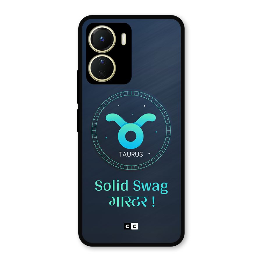 Solid Tauras Metal Back Case for Vivo T2x