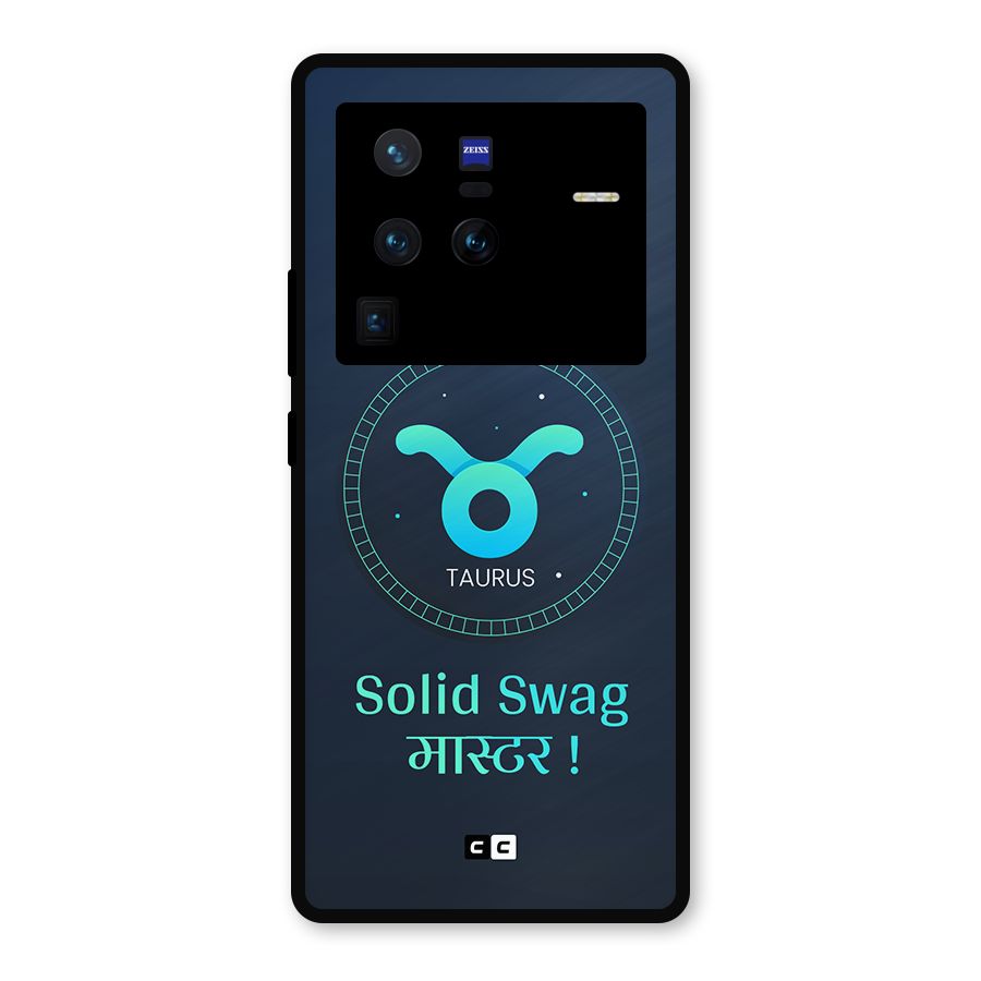 Solid Tauras Metal Back Case for Vivo X80 Pro