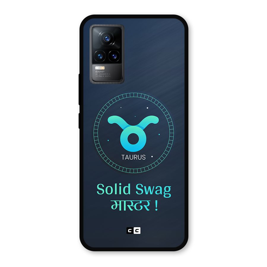 Solid Tauras Metal Back Case for Vivo Y73