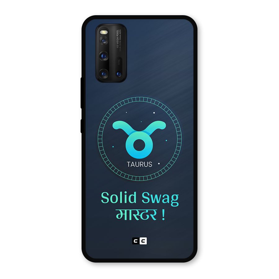 Solid Tauras Metal Back Case for iQOO 3