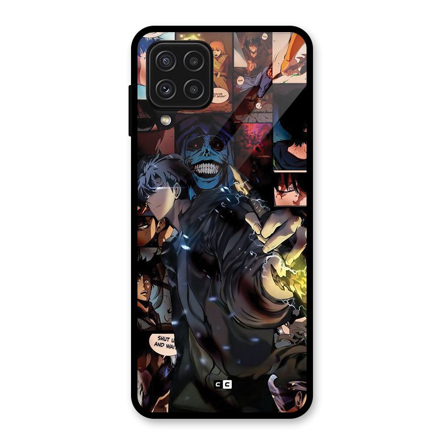 Solo Leveling Glass Back Case for Galaxy A22 4G