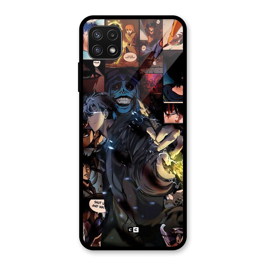 Solo Leveling Glass Back Case for Galaxy A22 5G