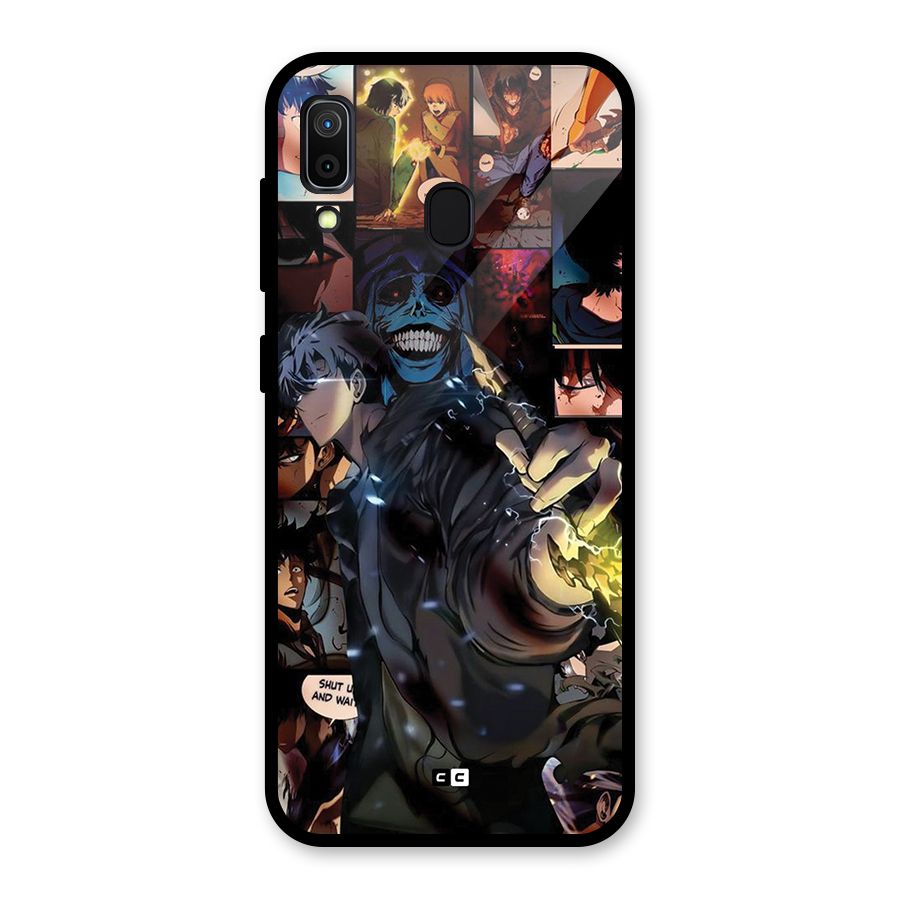 Solo Leveling Glass Back Case for Galaxy A30