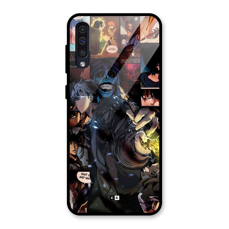 Solo Leveling Glass Back Case for Galaxy A30s