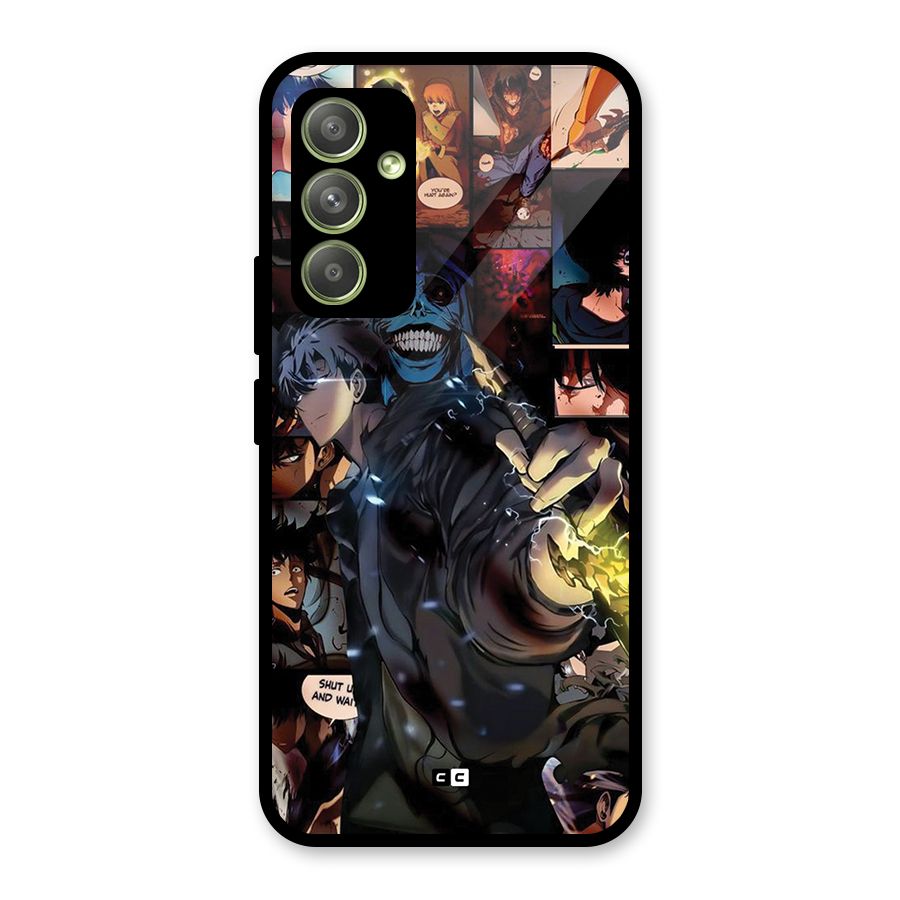 Solo Leveling Glass Back Case for Galaxy A54