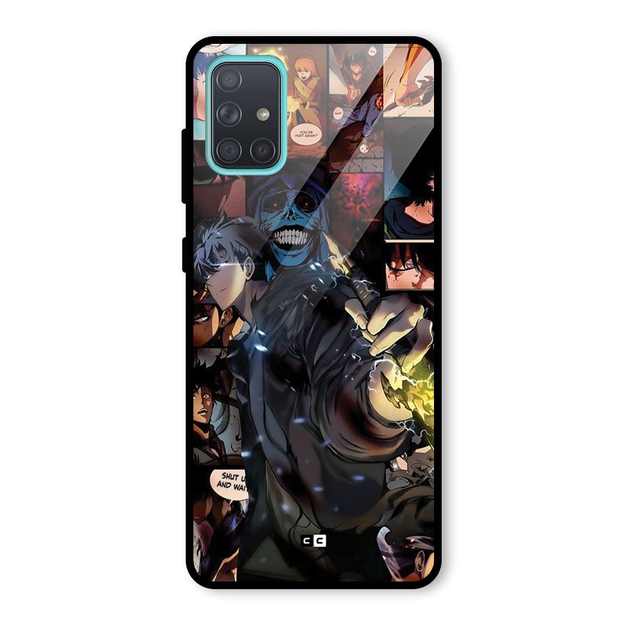 Solo Leveling Glass Back Case for Galaxy A71