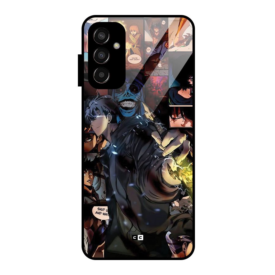 Solo Leveling Glass Back Case for Galaxy F13
