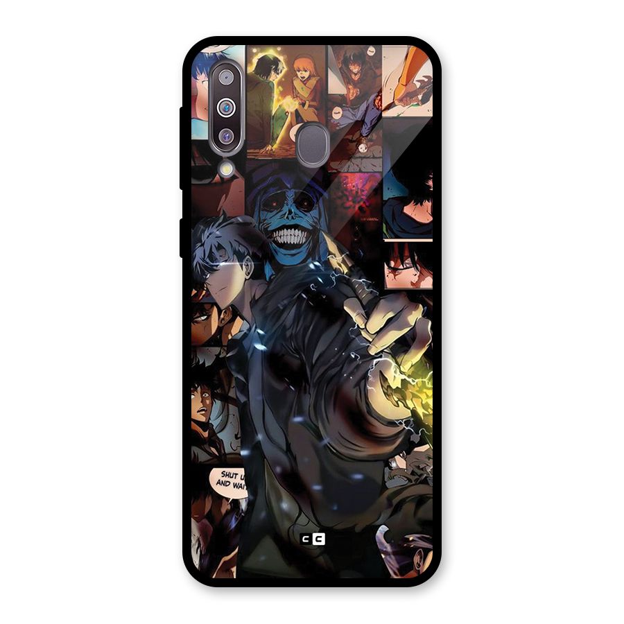 Solo Leveling Glass Back Case for Galaxy M30