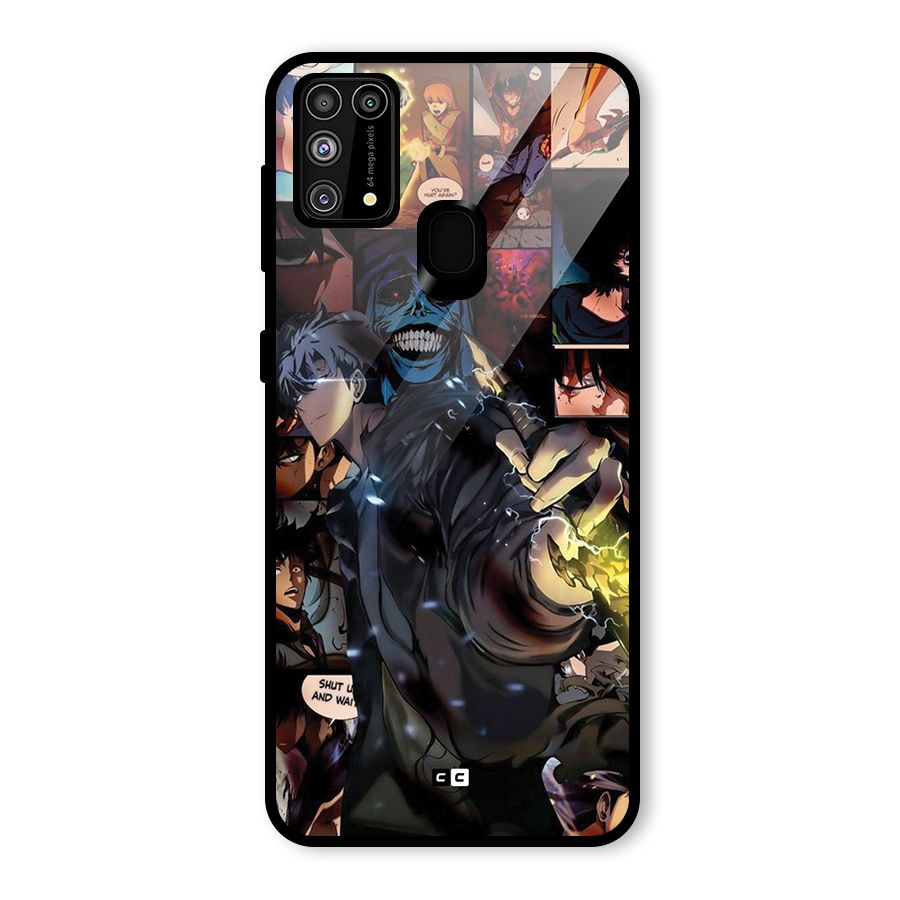 Solo Leveling Glass Back Case for Galaxy M31